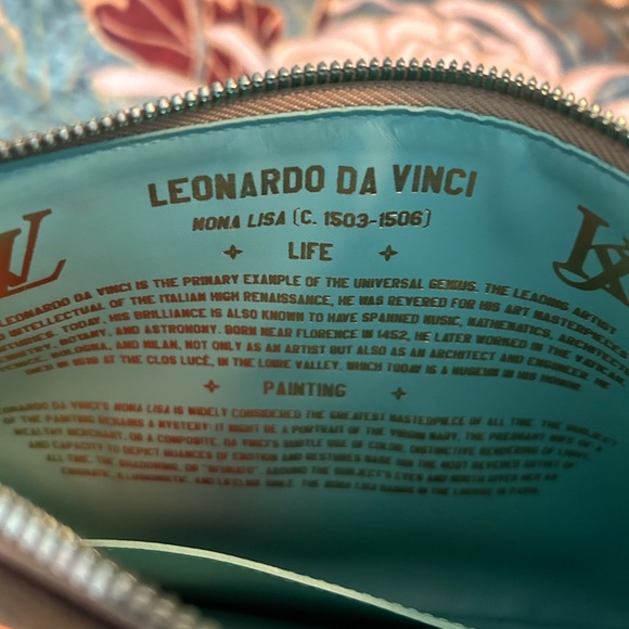 Louis Vuitton Jeff Koons Mona Lisa Da Vinci Pochette Clutch - Picture 6 of 10